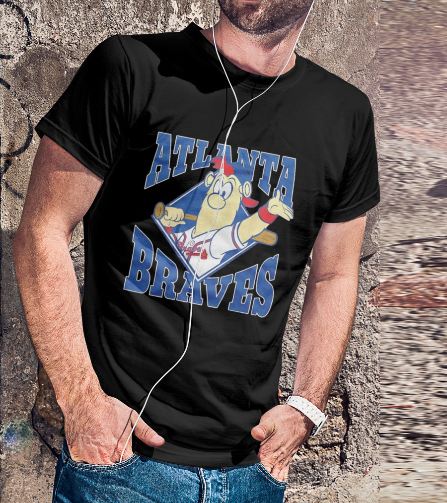 Atlanta Braves Blooper MLB Baseball T-Shirt