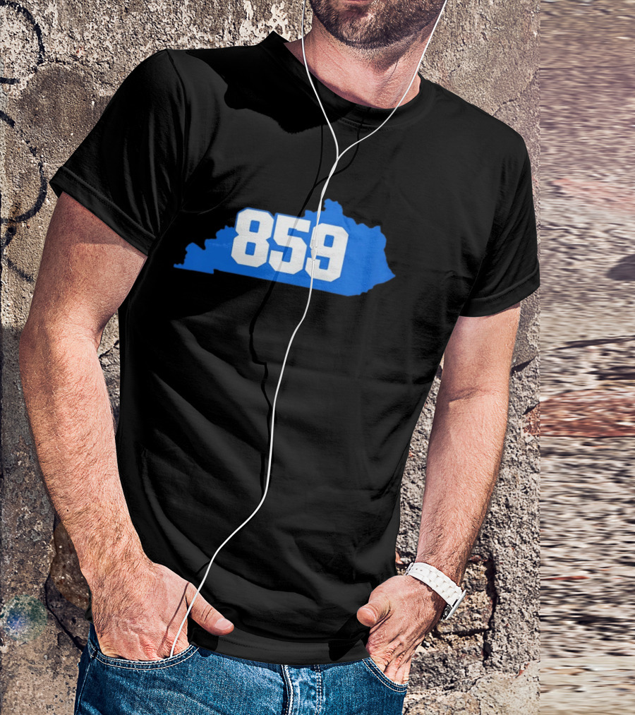 Kentucky Bluegrass Region 859 Area Code T-Shirt