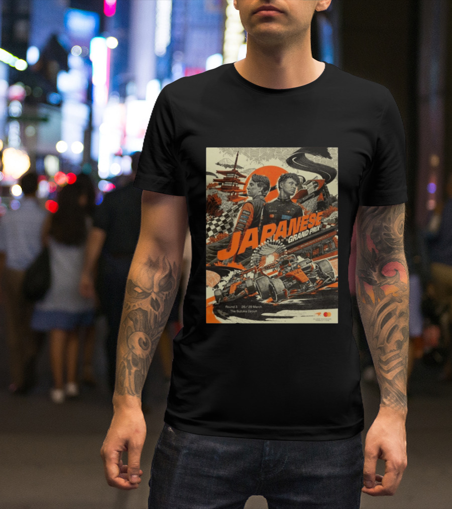 McLaren Mastercard Formula 1 Team Japanese Grand Prix 2026 Suzuka Circuit March 26 29 T-Shirt