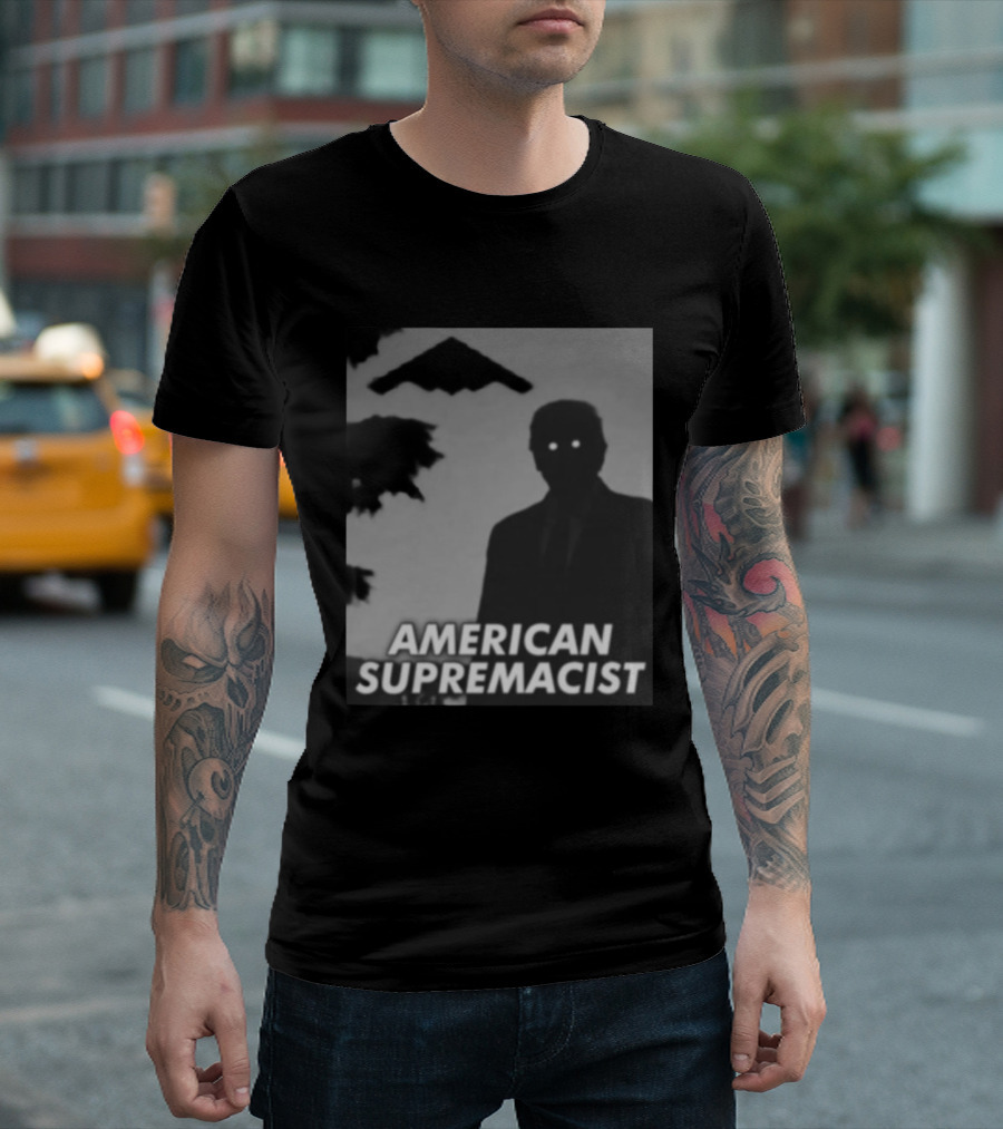 American Supremacist Donal Trump Silhouette Eyes B2 T-Shirt