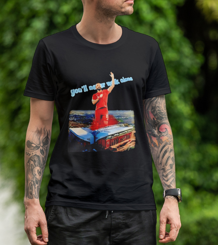 Mohamed Salah You'll Never Walk Alone Liverpool FC Stadium T-Shirt