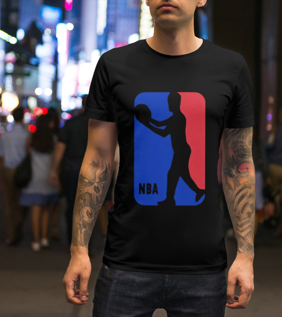 NBA Basketball Player Blue Red T-Shirt