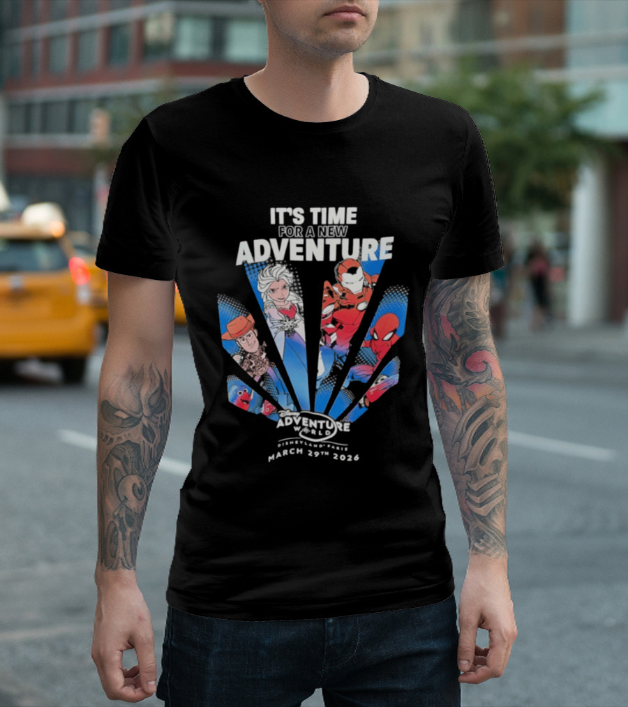 It's Time For A New Adventure At Disney March 29th 2026 T-Shirt