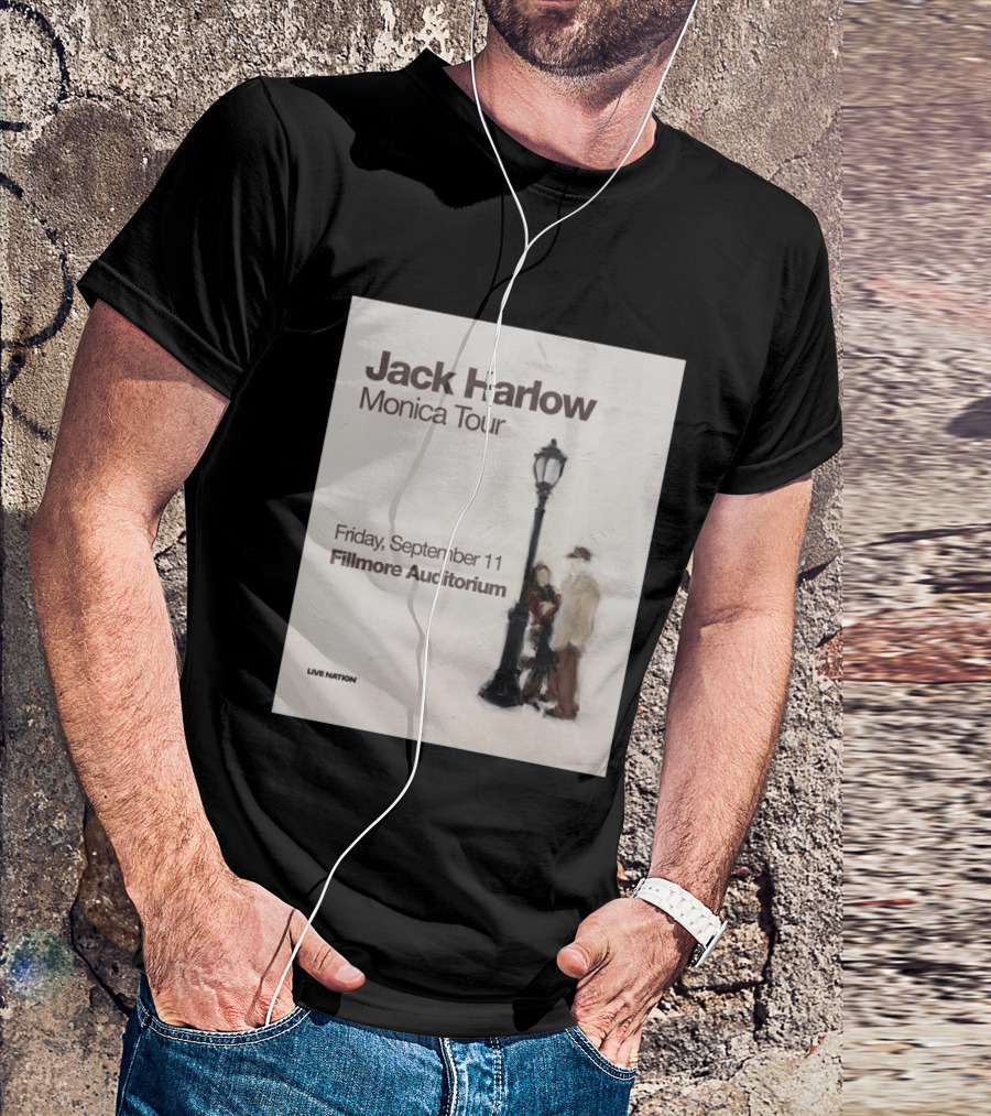 Jack Harlow Monica Tour Fillmore Auditorium Friday September 11 Live Nation T-Shirt
