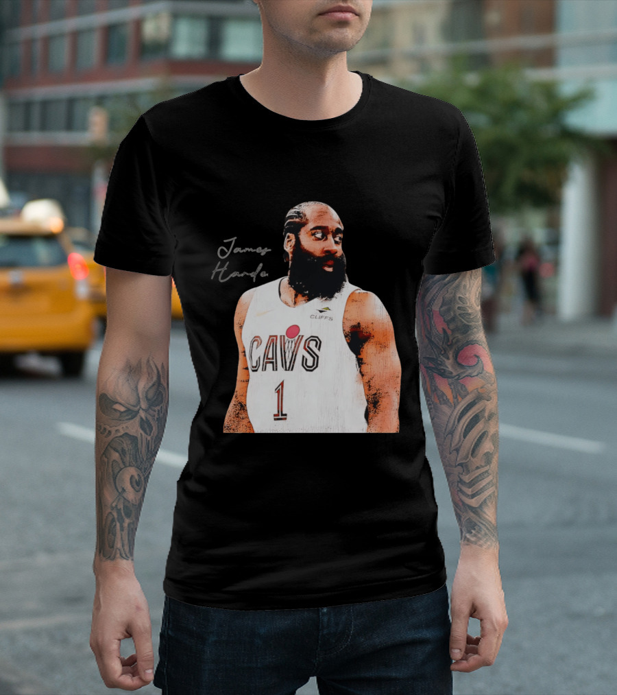 James Harden Cleveland Cavaliers CAVS Basketball 2026 NBA Champs T-Shirt