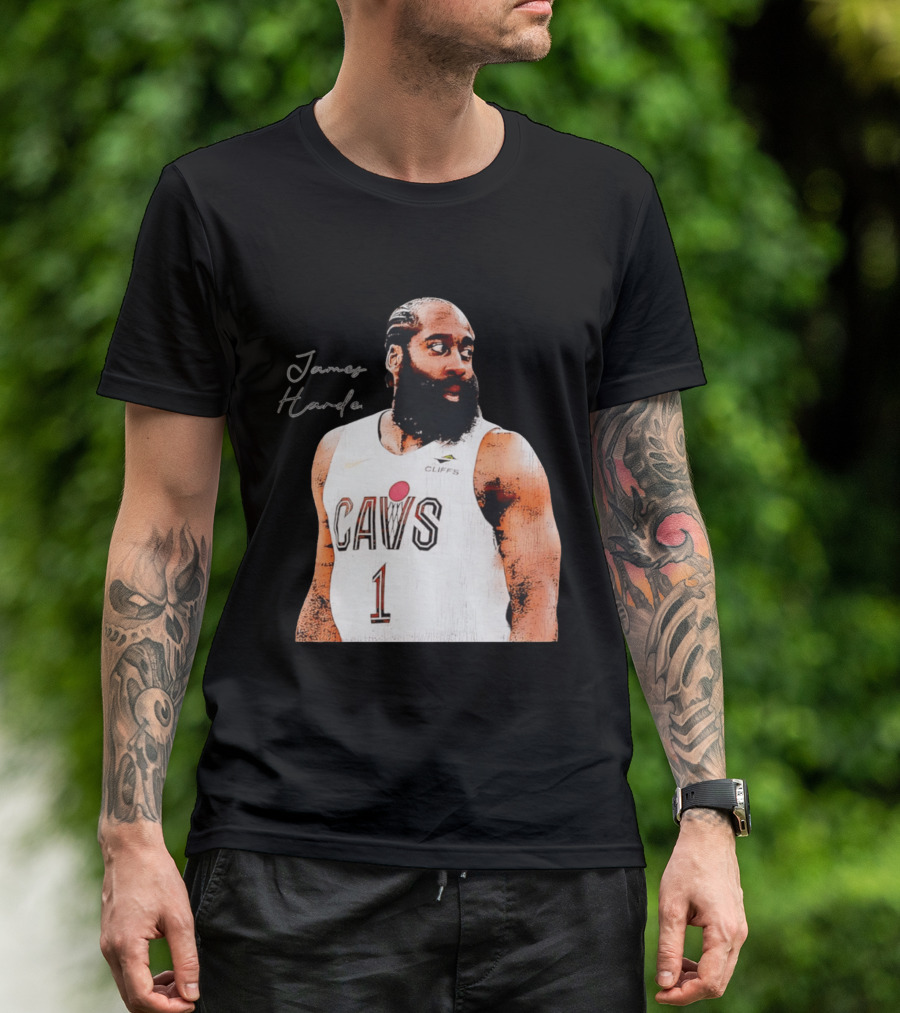 James Harden Cleveland Cavaliers CAVS Basketball 2026 NBA Champs T-Shirt