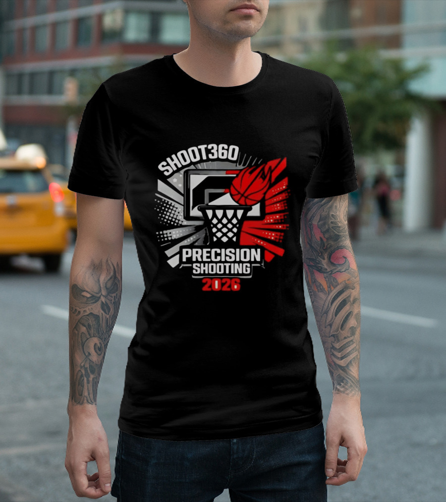 Shoot360 Precision Shooting Basketball 2026 T-Shirt