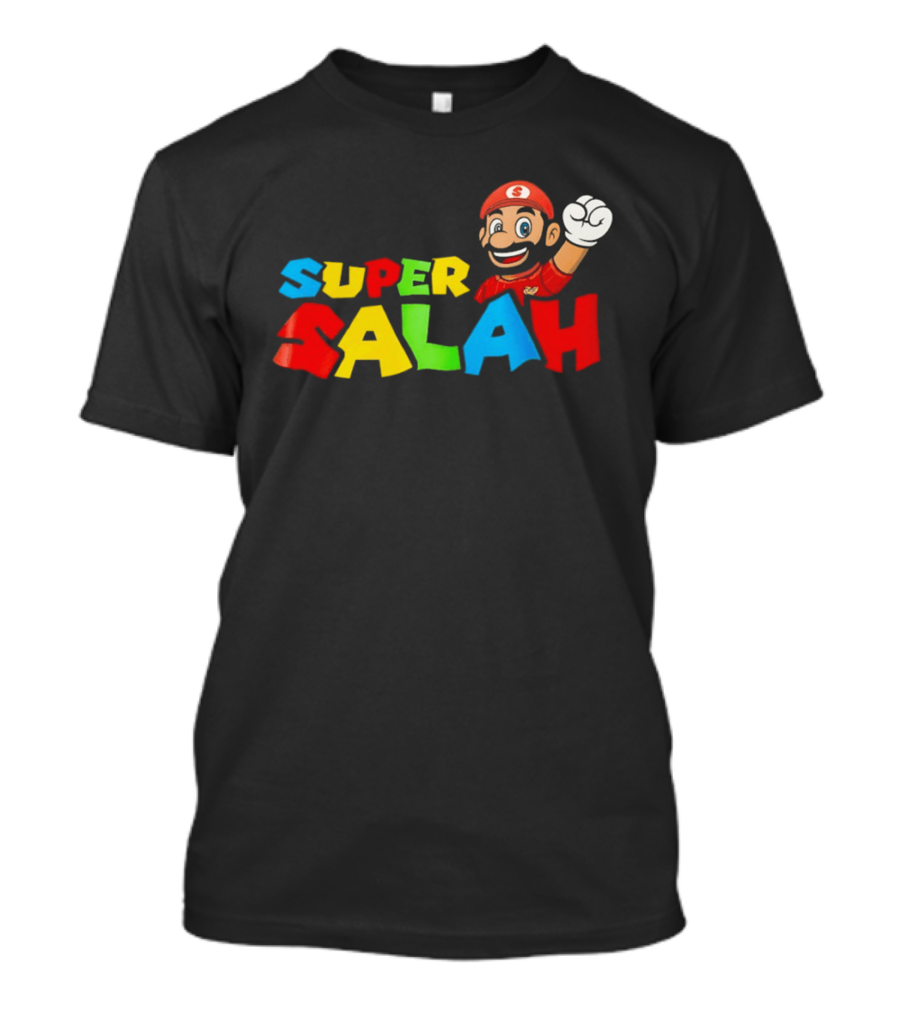 Super Salah Liverpool Fun Mario Gaming Adventure T-Shirt