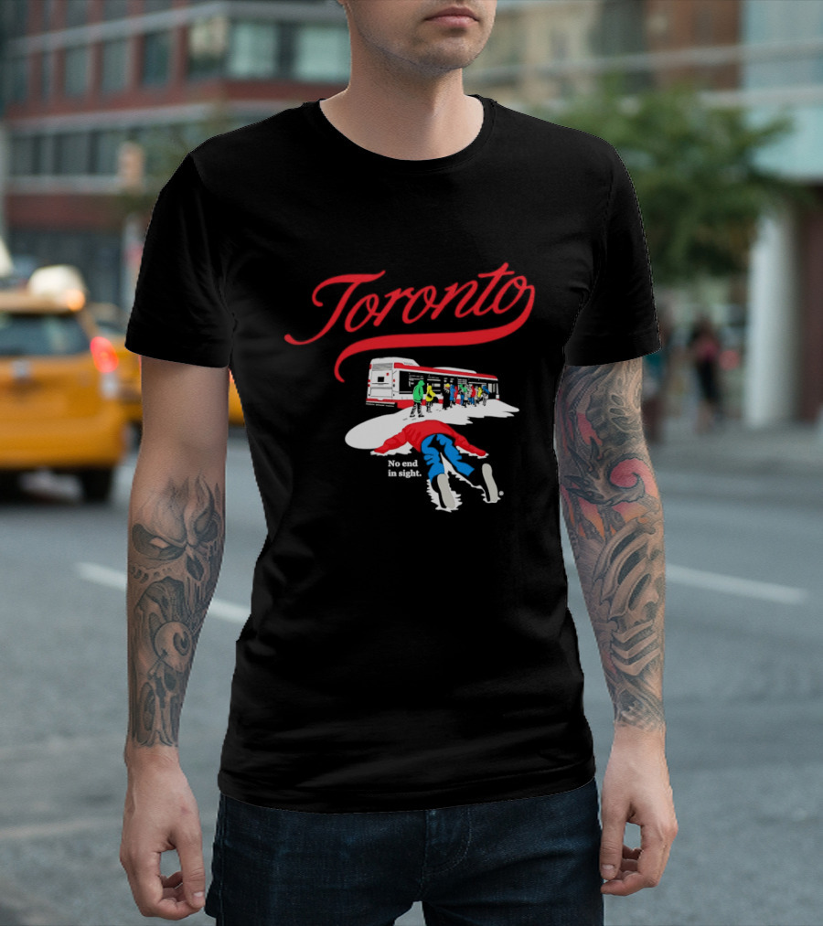 Toronto Transit Commission Bus No End In Sight T-Shirt