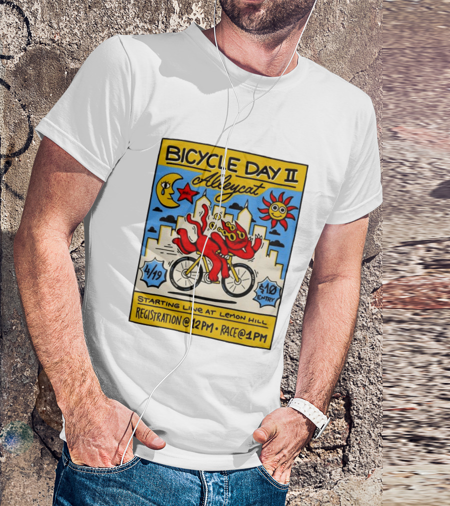 Bicycle Day II Alleycat Race Lemon Hill 4/19 Registration 12 PM Race 1 PM T-Shirt