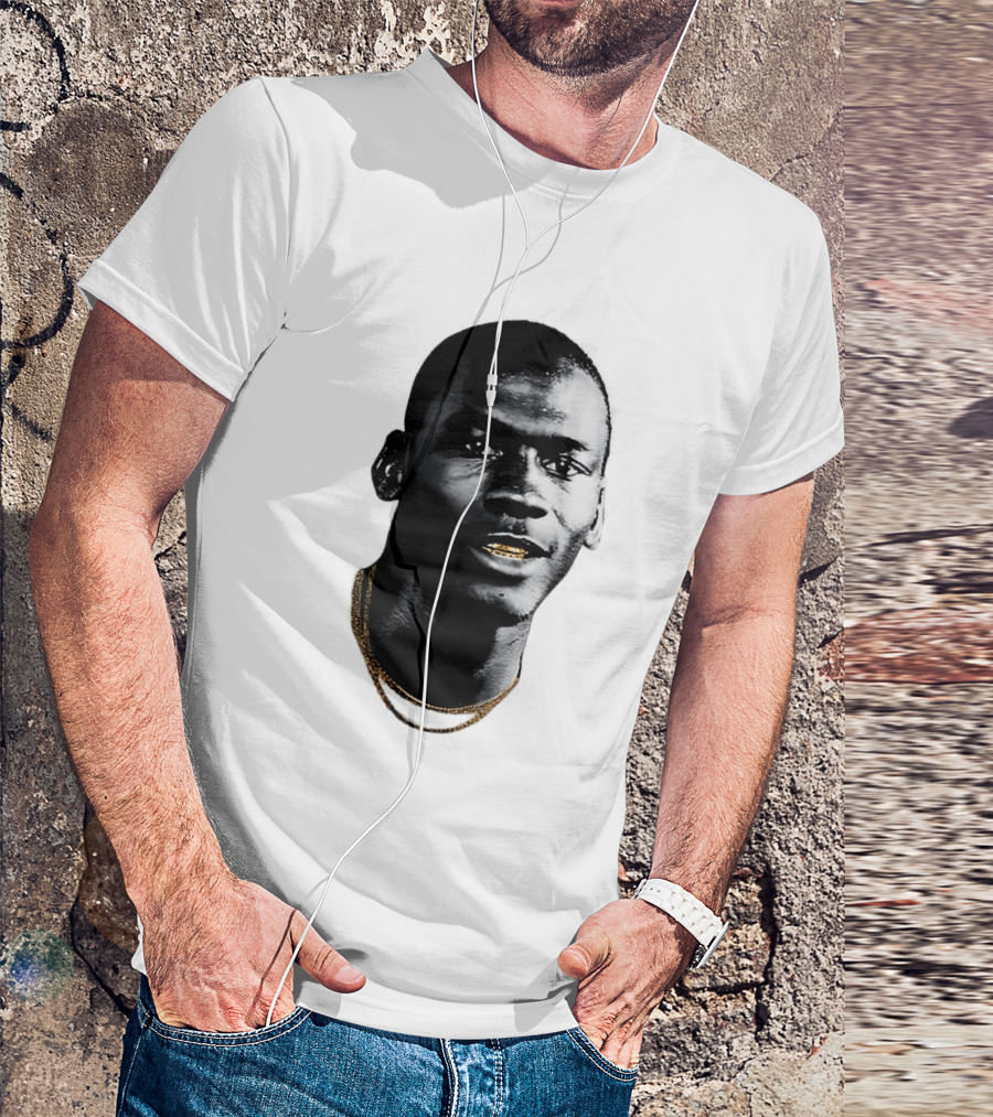 Michael JD Gold Teeth Grill Face T-Shirt