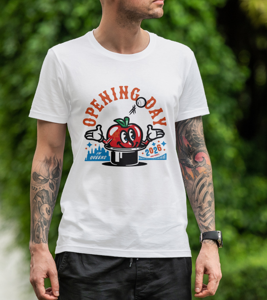 New York Mets Opening Day 2026 Queens Baseball T-Shirt