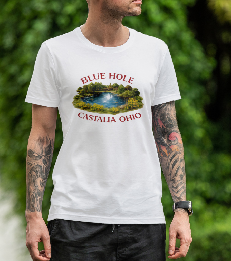 Blue Hole Castalia Ohio Reminders Of Him Kenna Rowan T-Shirt