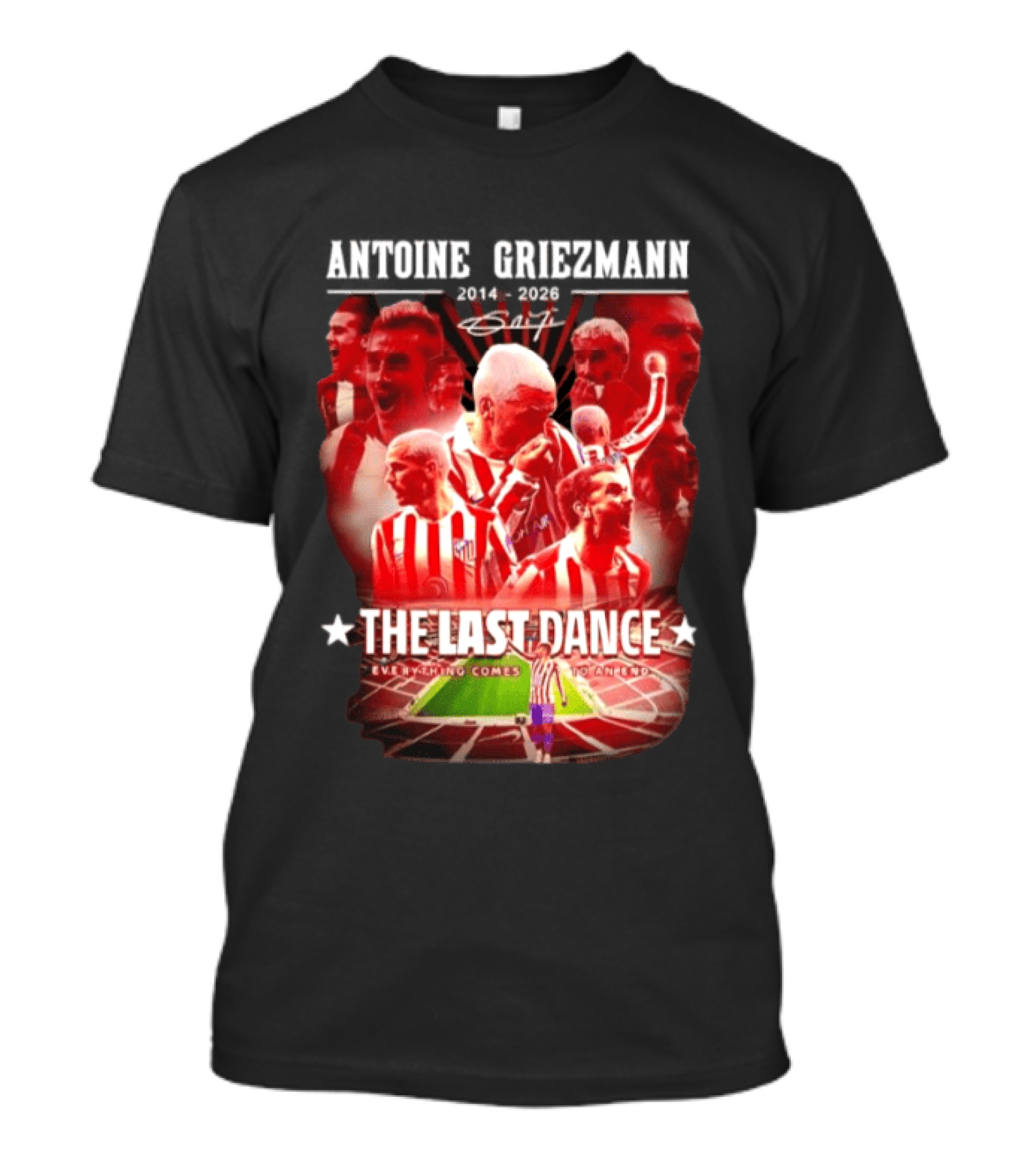 Antoine Griezmann Atlético Madrid The Last Dance 2014 2026 Everything Comes To An End T-Shirt