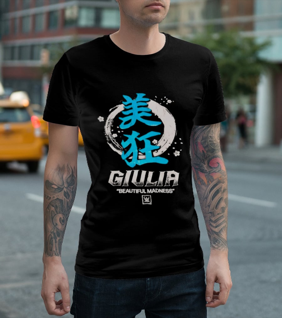 Giulia Beautiful Madness Kanji Brushstroke T-Shirt