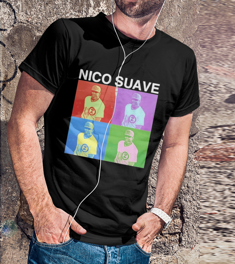Nico Hoerner Nico Suave Chicago Cubs Player Number 2 Pop T-Shirt