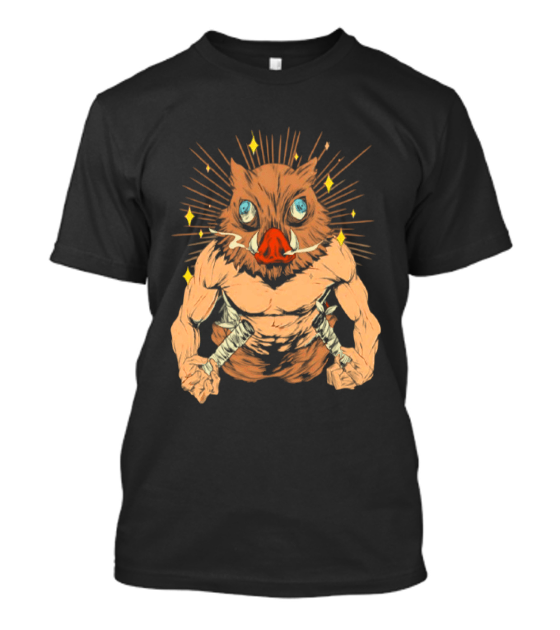 Inosuke Hashibira Beast Mode Demon Slayer Anime T-Shirt