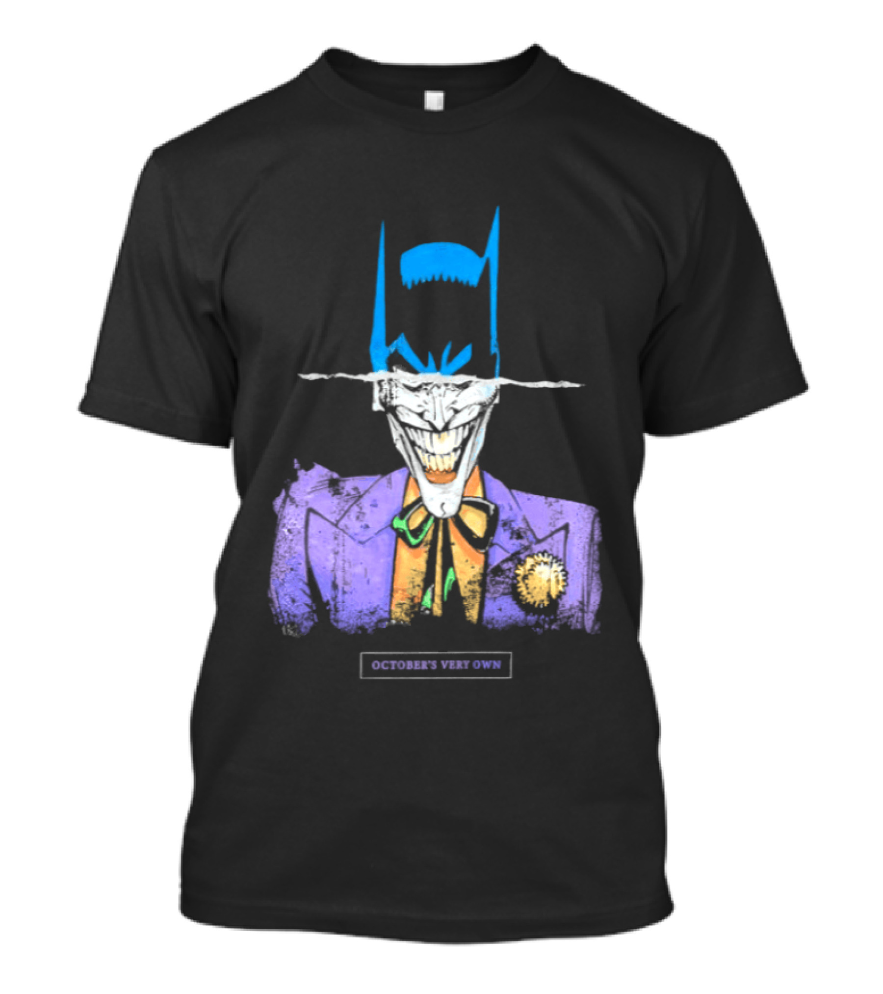 OVO Owl Batman Joker Split Collaboration T-Shirt