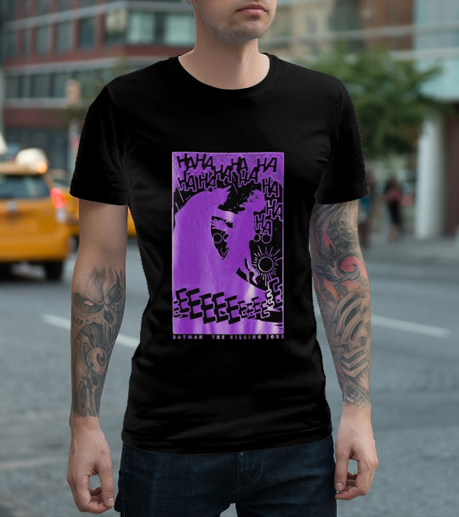 OVO X Batman X The Joker The Killing Joke Deluxe HAHAHA EEEEE T-Shirt