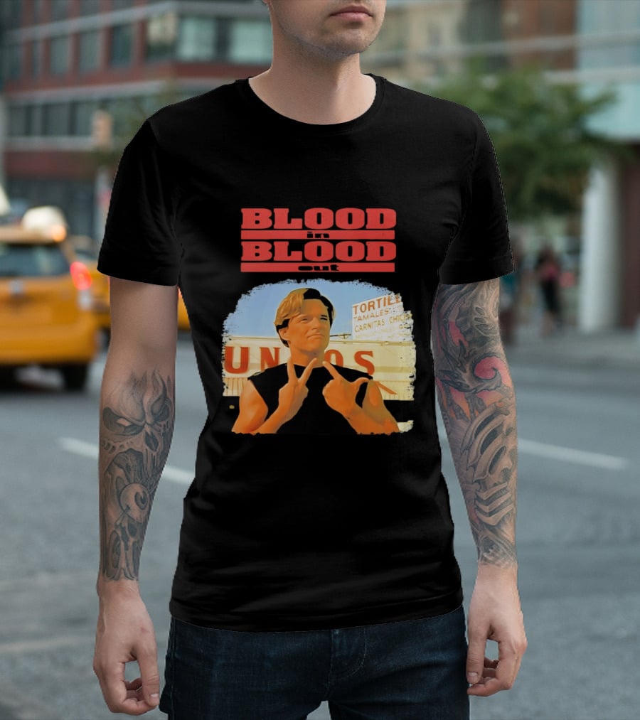 Blood In Blood Out Vatos Locos Image Tribute From Iconic Movie T-Shirt