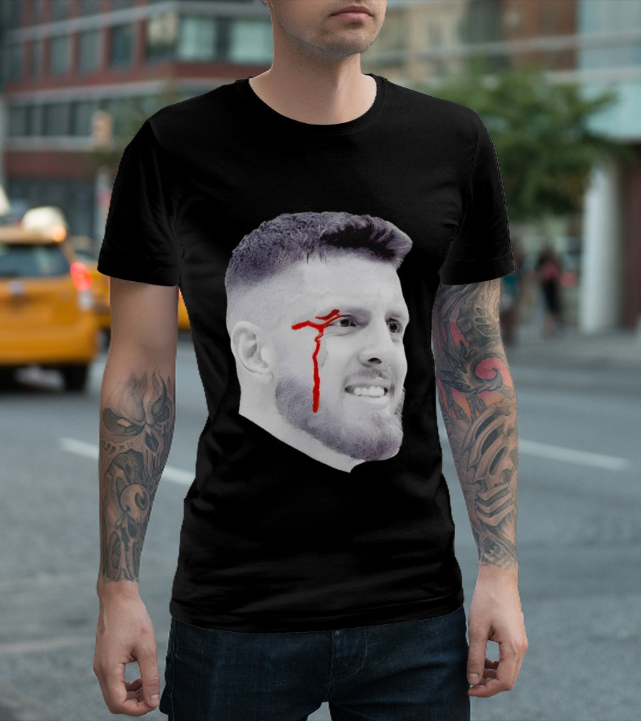 Isaiah Hartenstein IHart Bighead Bloody Face T-Shirt