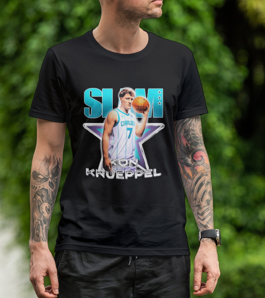 SLAM Magazine Cover April May 2026 Kon Knueppel Charlotte Basketball Issue 261 T-Shirt