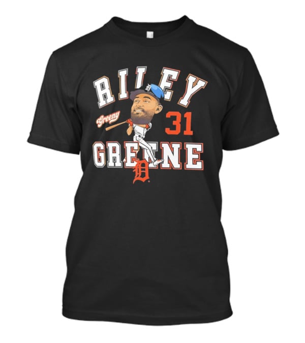 Riley Greene Greeny 31 Detroit Tigers T-Shirt