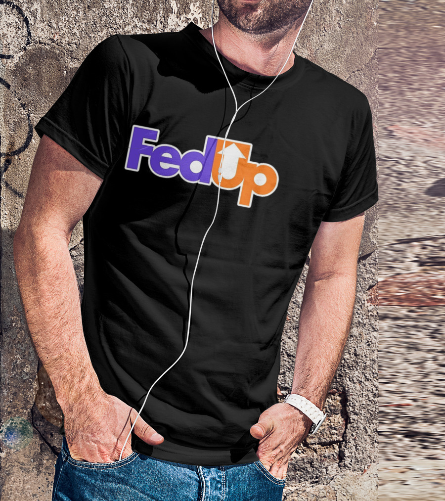 Fed Up Arrow Logo Spoof T-Shirt