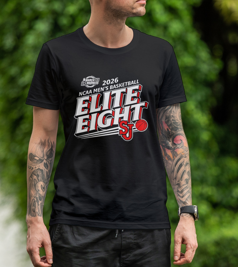 2026 NCAA Men's Basketball Elite Eight SJU T-Shirt