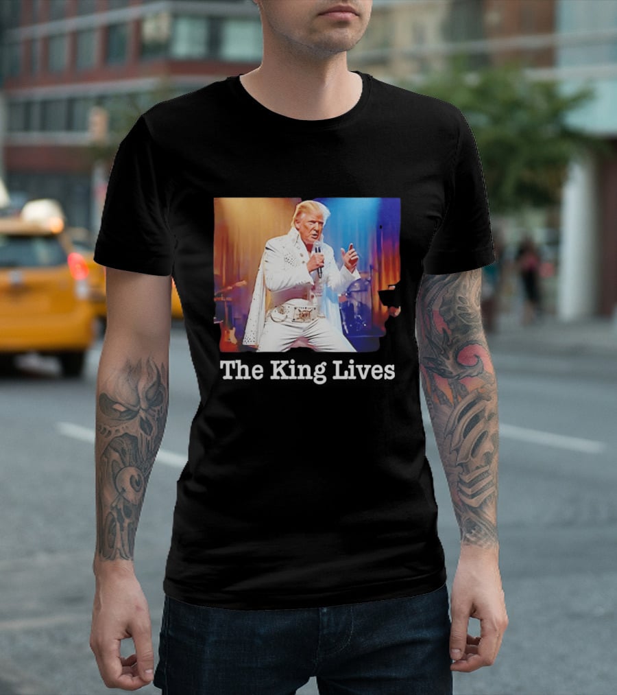 The King Lives Trump Trump Elvis Presley Performance T-Shirt