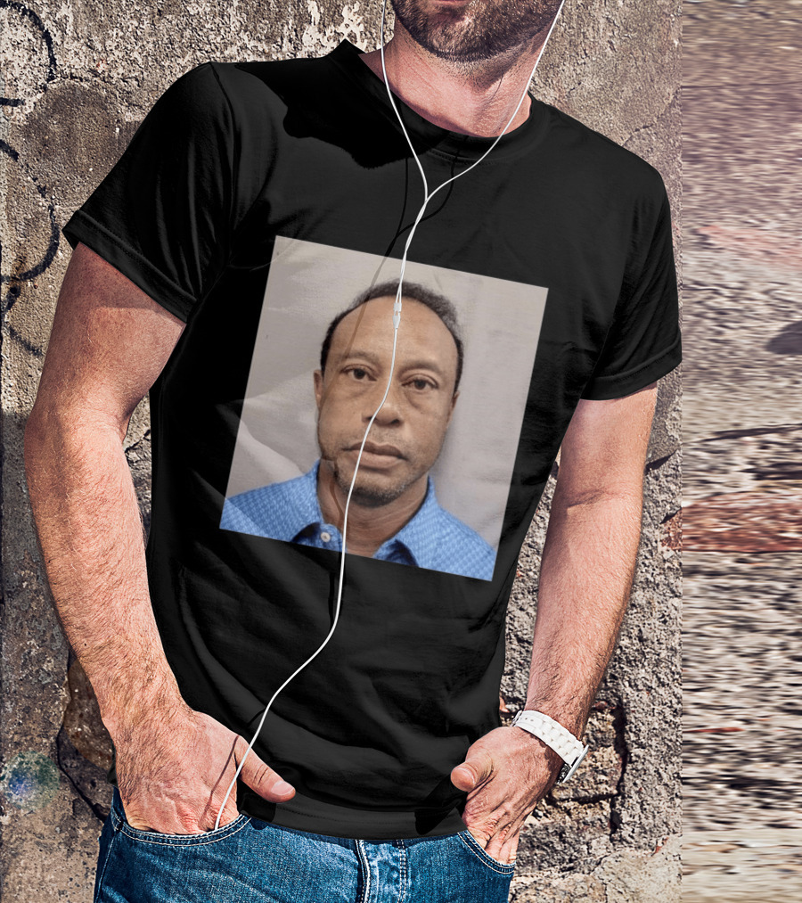 Tiger Woods Shot Released DUI Arrest Photo T-Shirt