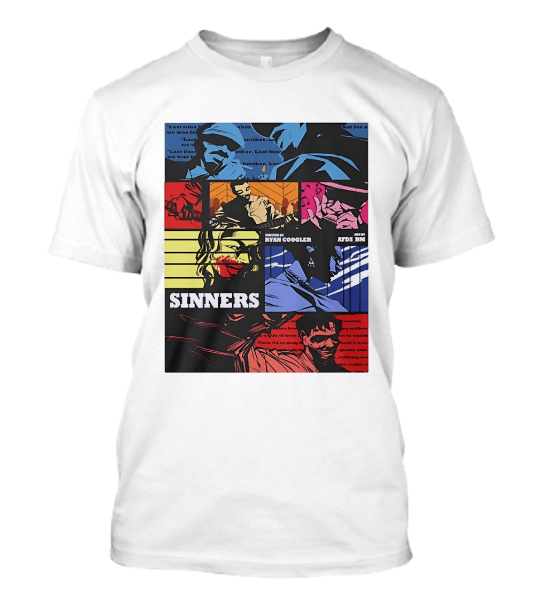 Sinners Ryan Coogler Cowboy Bebop Art By AFS BM T-Shirt