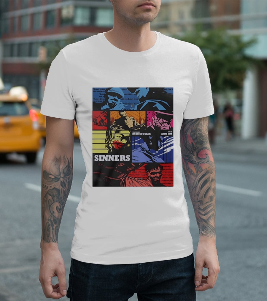 Sinners Ryan Coogler Cowboy Bebop Art By AFS BM T-Shirt