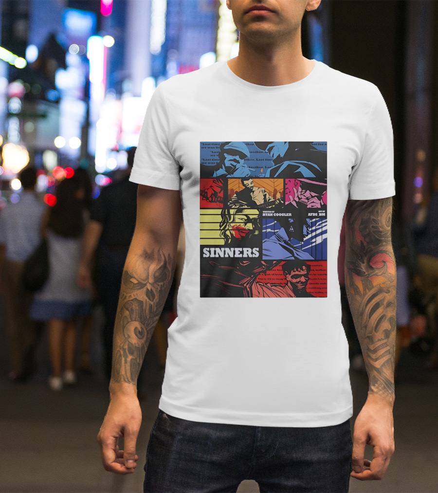 Sinners Ryan Coogler Cowboy Bebop Art By AFS BM T-Shirt