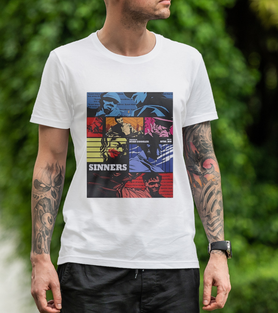 Sinners Ryan Coogler Cowboy Bebop Art By AFS BM T-Shirt