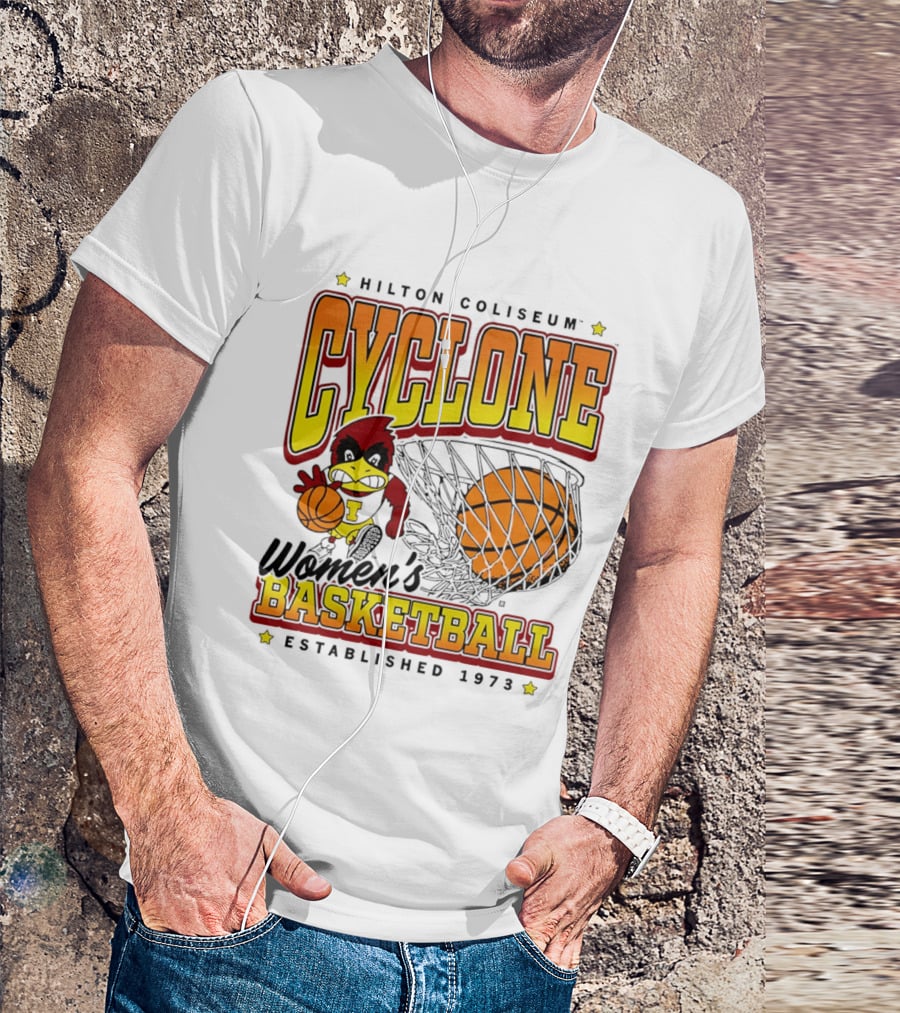 Hilton Coliseum Cyclone Women's Basketball Established 1973 T-Shirt