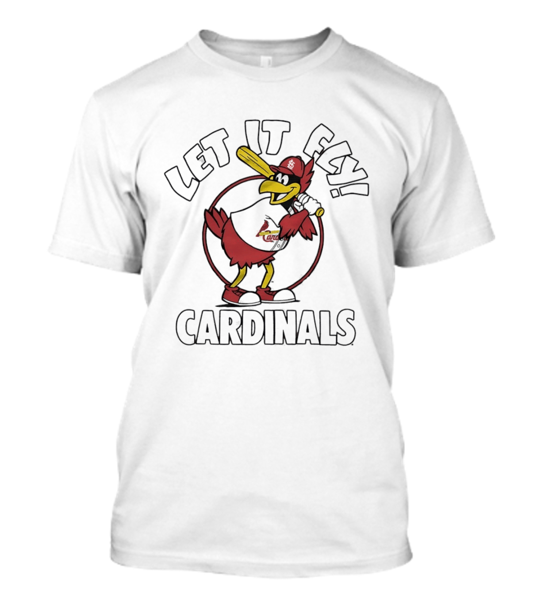 St Louis Cardinals Let It Fly Fredbird T-Shirt