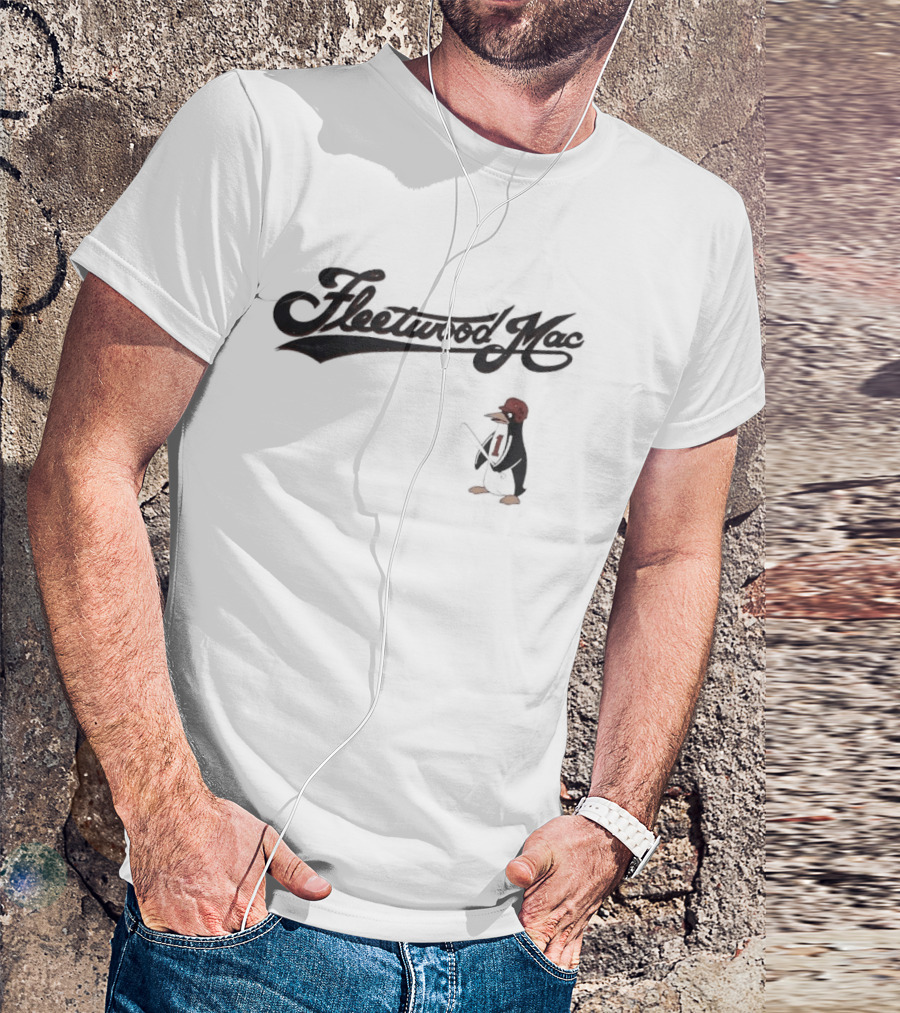 Fleetwood Mac Penguin 1982 City Of Hope Benefit Concert Tour Mirage T-Shirt