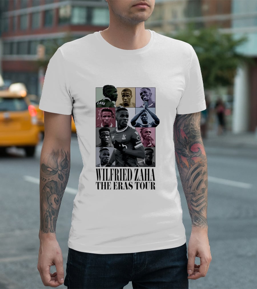 Wilfried Zaha The Eras Tour Soccer Montage T-Shirt