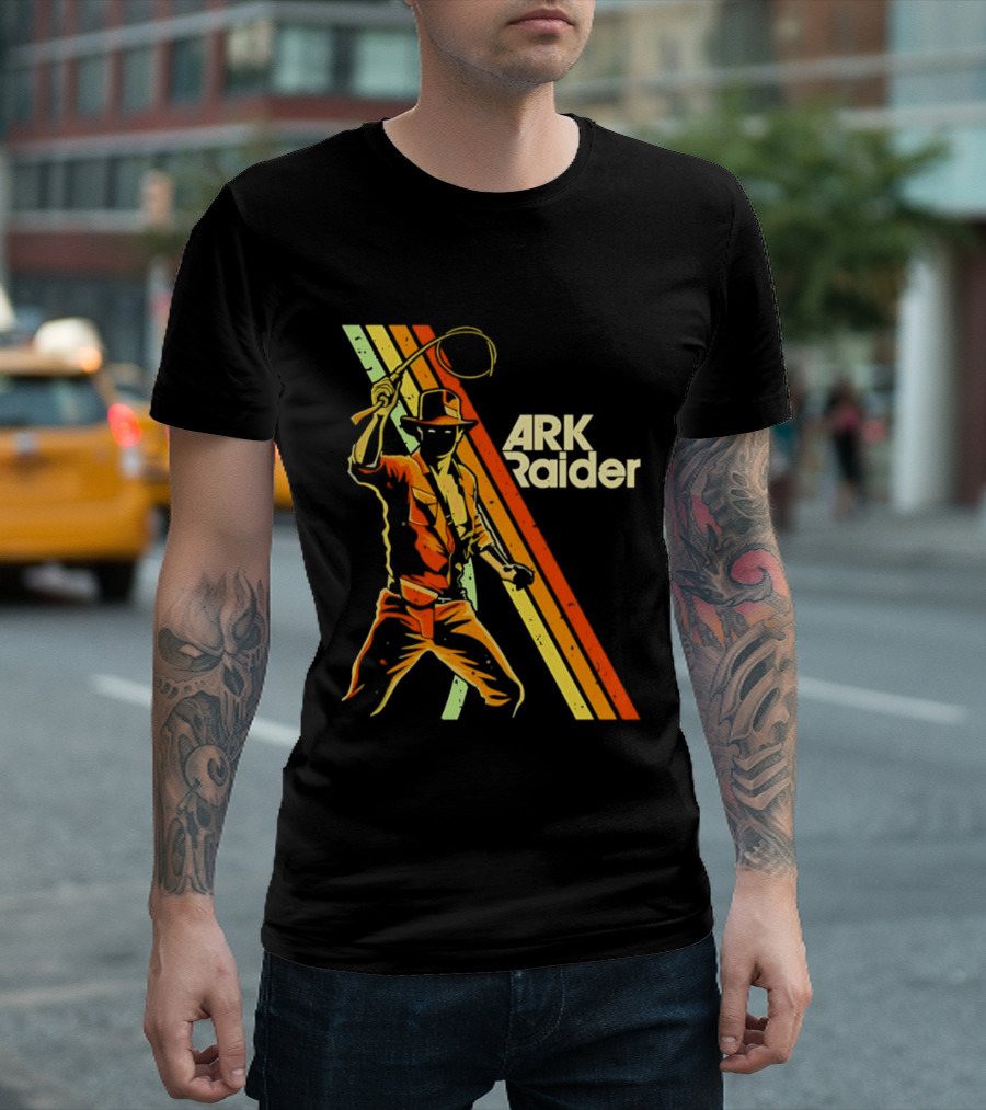 Indiana Jones Ark Raider Retro Whip Adventure T-Shirt