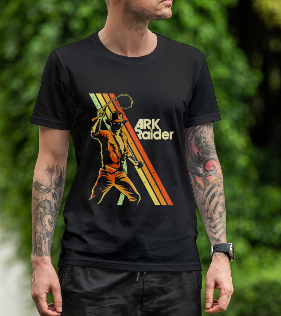 Indiana Jones Ark Raider Retro Whip Adventure T-Shirt