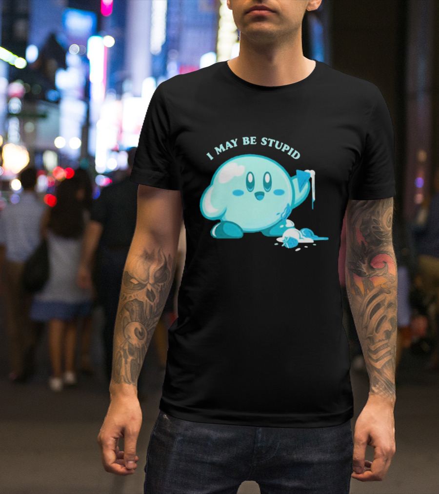 I May Be Stupid Kirby Ice Cream Cake Eating Berry T-Shirt