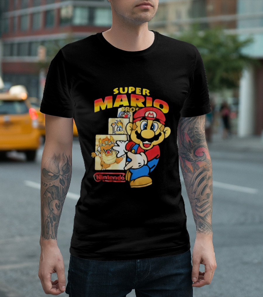 Super Mario Bowser Challenge Pixel Adventures T-Shirt