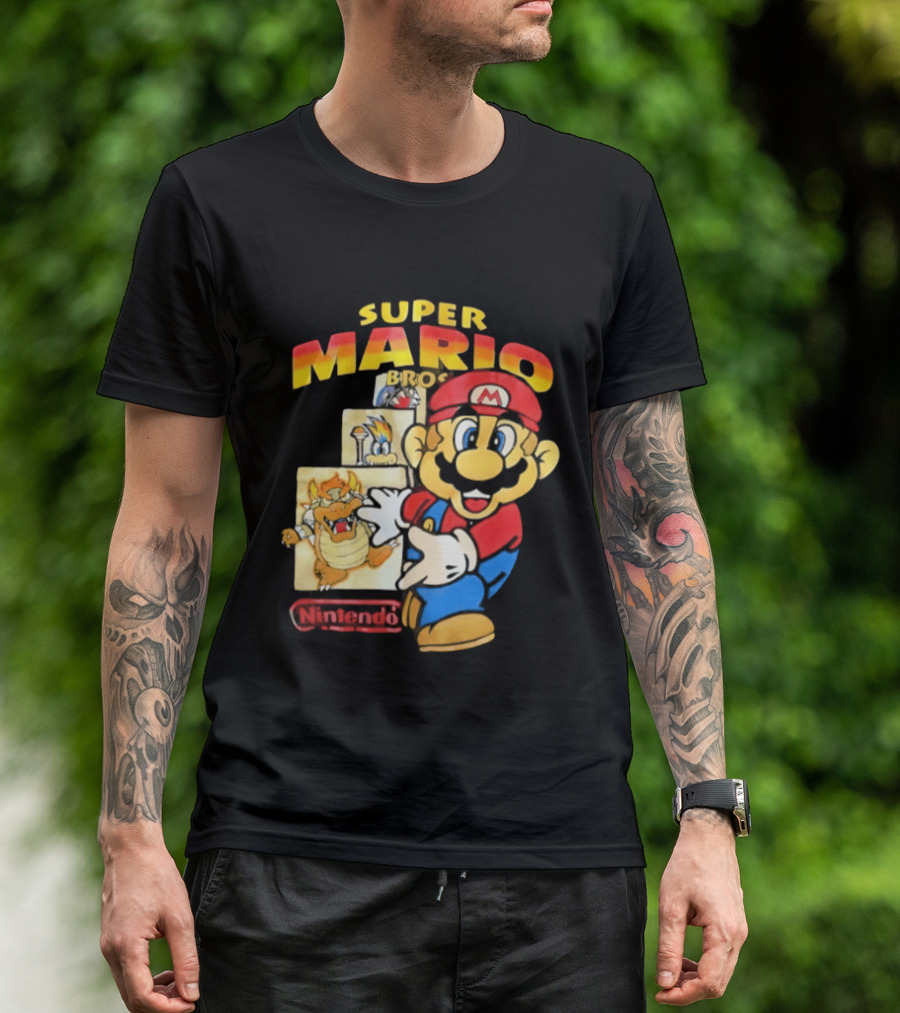 Super Mario Bowser Challenge Pixel Adventures T-Shirt