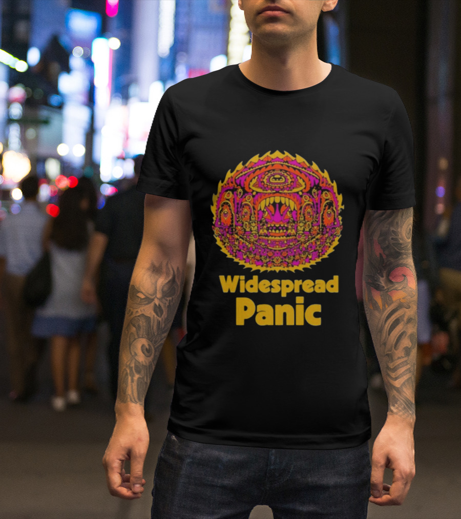 Widespread Panic Young And Sick Monster Art Vibrant Psychedelic T-Shirt