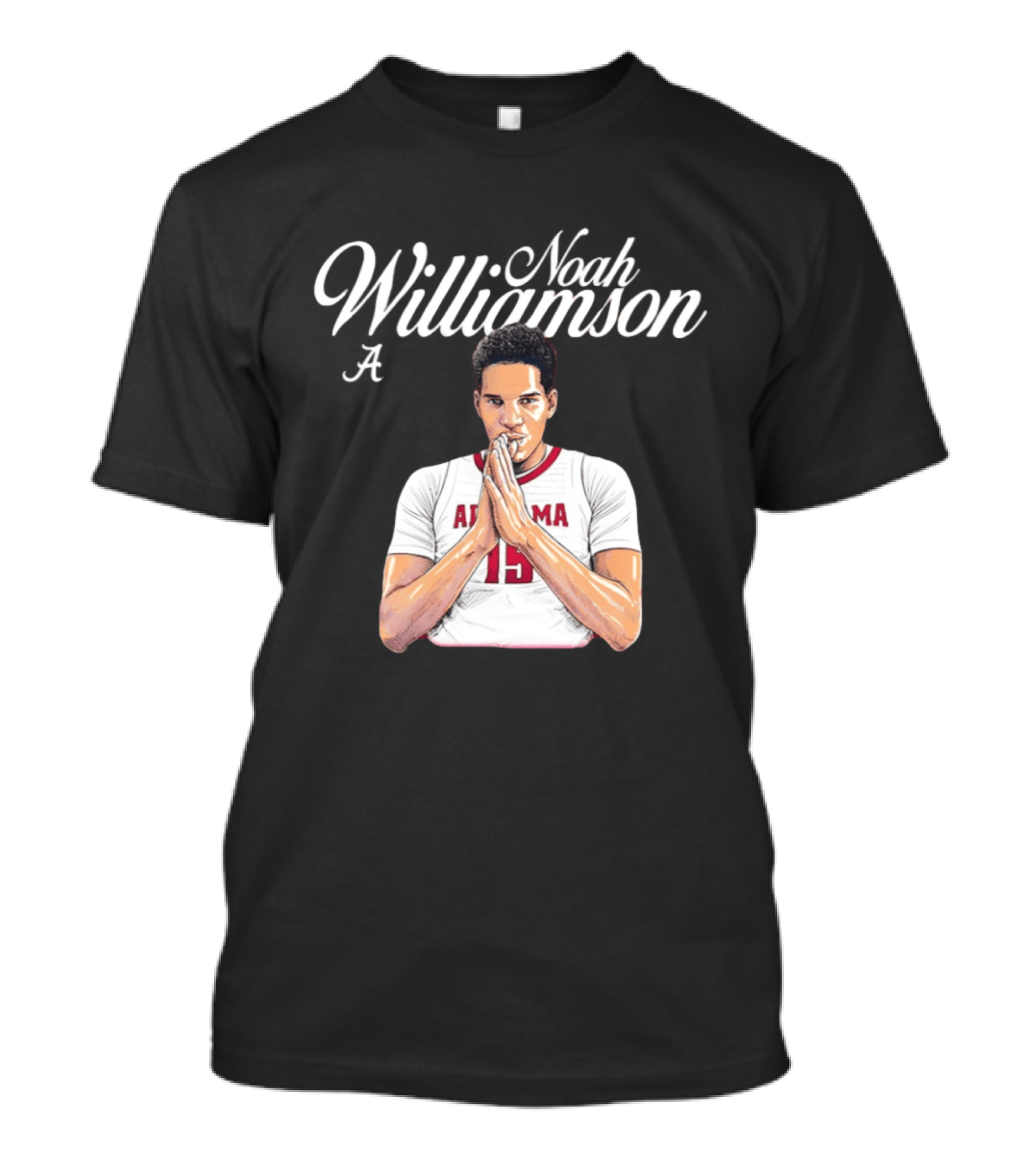 Noah Williamson Alabama 15 Crimson Tide NCAA Basketball Celebration T-Shirt