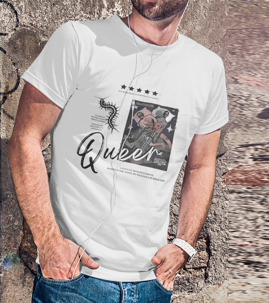 Queer D'une Richesse Enivrante Et Intense Luca Guadagnino Movie Based On Novel By Williams Burroughs T-Shirt