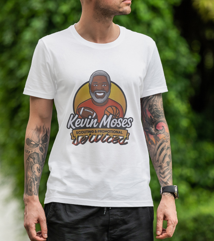 Kevin Moses Scouting And Promotional Services Football Basketball T-Shirt