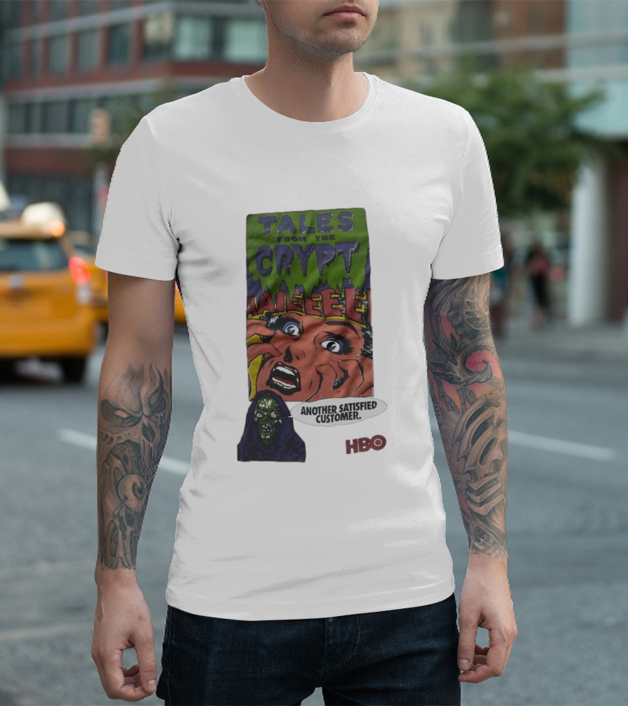 Tales From The Crypt Aaileee Another Satisfied Customer HBO T-Shirt