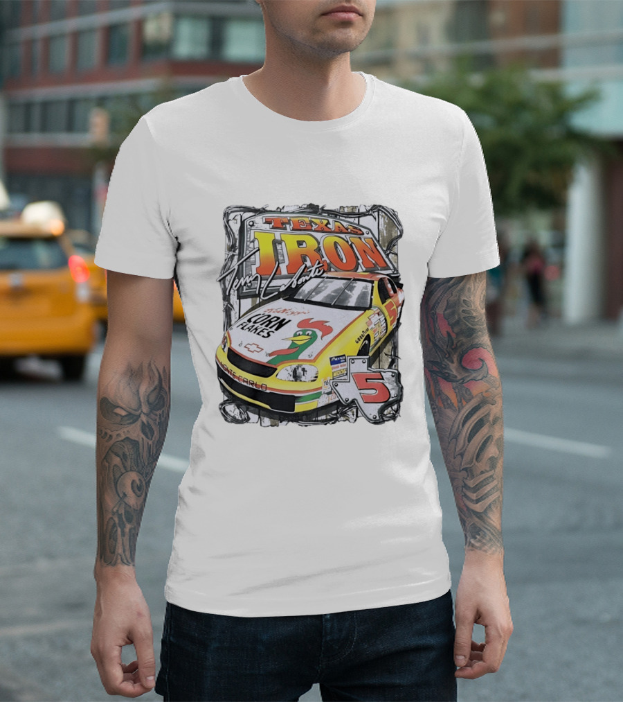 Terry Labonte Texas Iron Corn Flakes Chevrolet Monte Carlo NASCAR Racing 5 T-Shirt